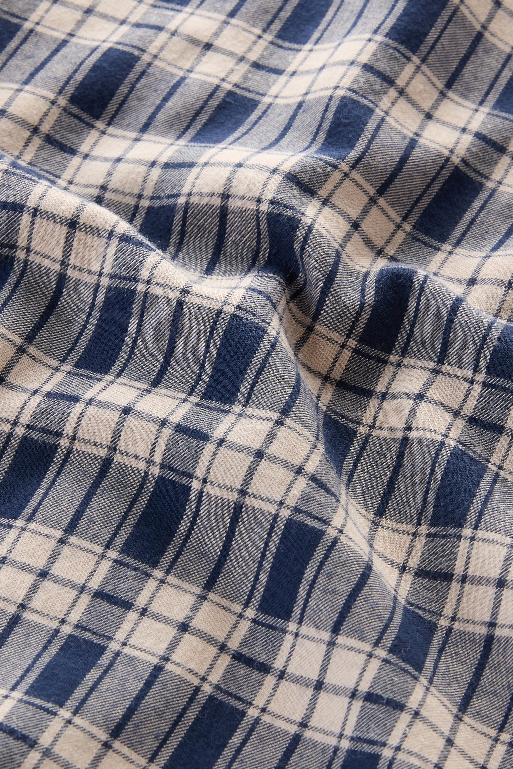 Light Flannel Check Shirt Blue photo 5 | Woolrich