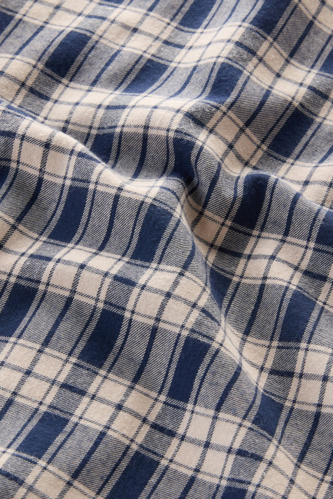 Light Flannel Check Shirt Blue photo 5 | Woolrich