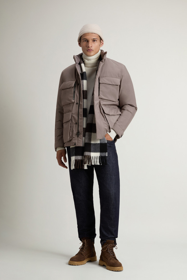 Cloud Jacket with Stand-Up Collar Brown photo 2 | Woolrich