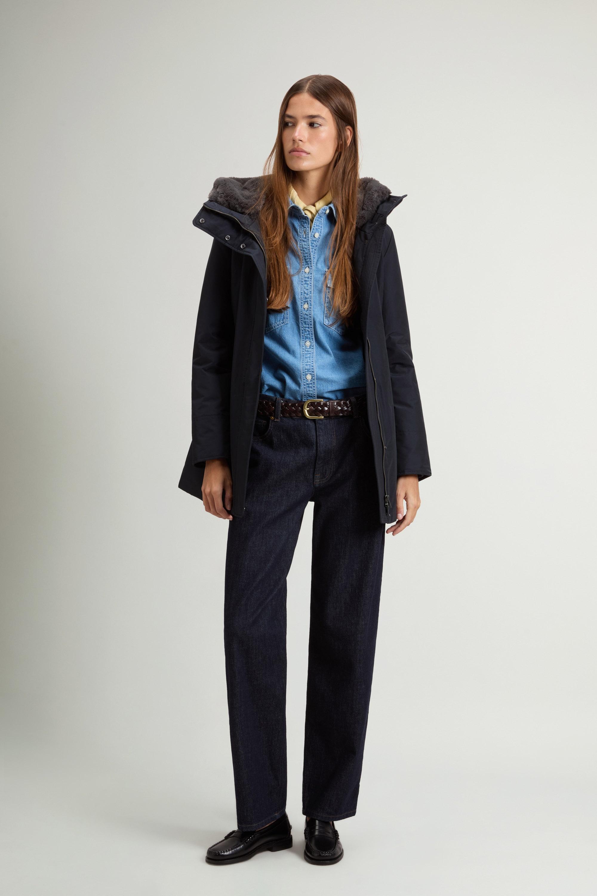 Heritage Boulder Parka in Ramar Cloth Blue photo 1 | Woolrich