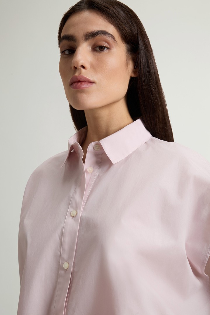 Pure Cotton Poplin Blouse Pink photo 4 | Woolrich