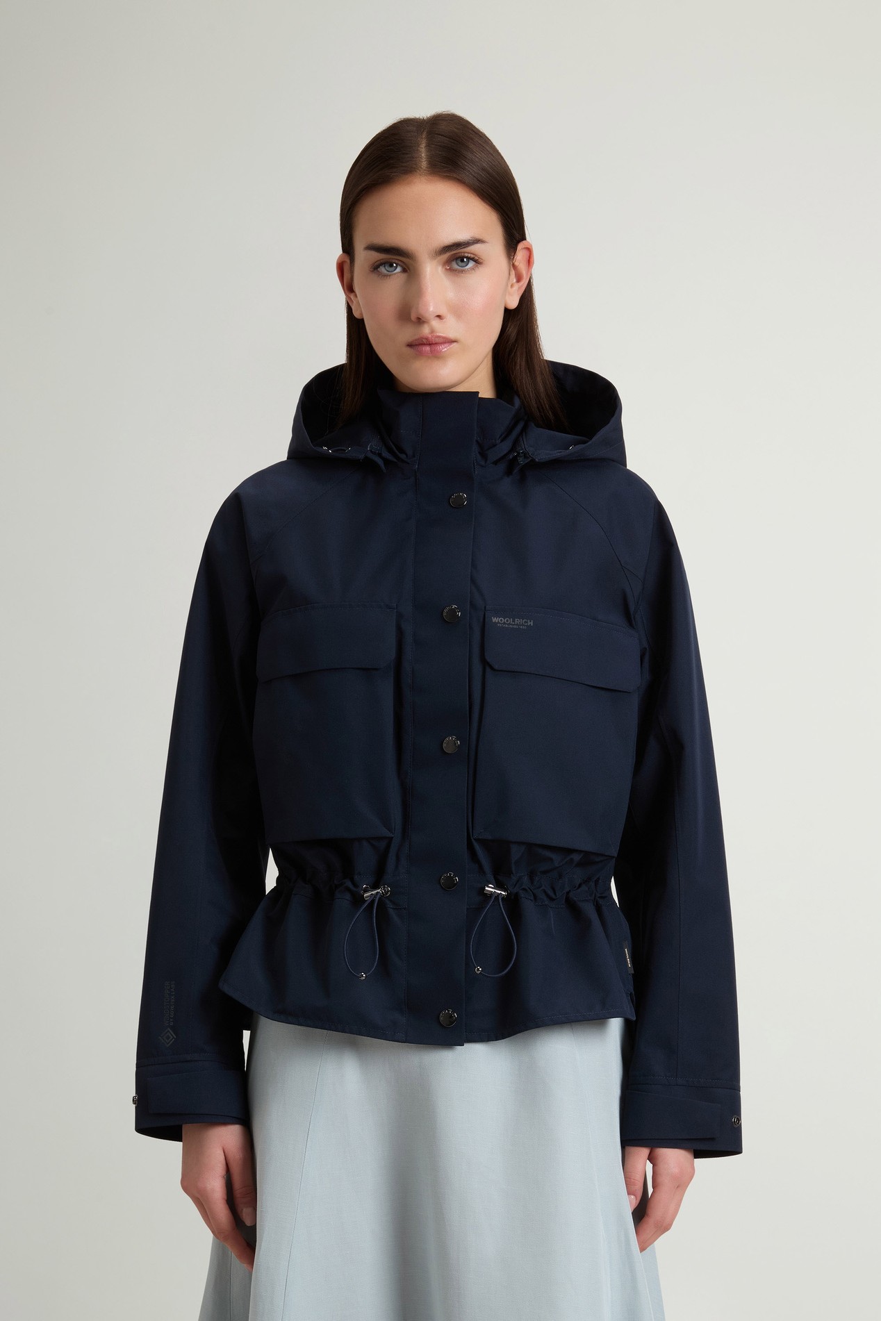 Jacket in WINDSTOPPER by GORE-TEX LABS Fabric Blue photo 1 | Woolrich