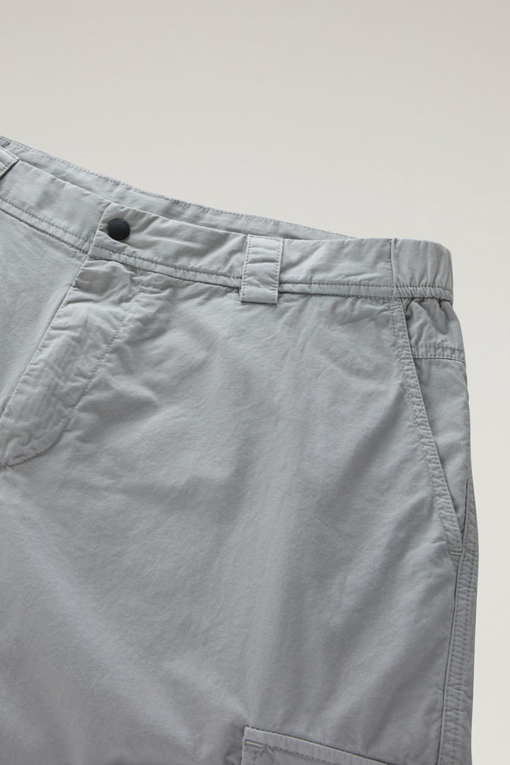 Cargo Pants in Pure Cotton Gabardine Gray photo 2 | Woolrich
