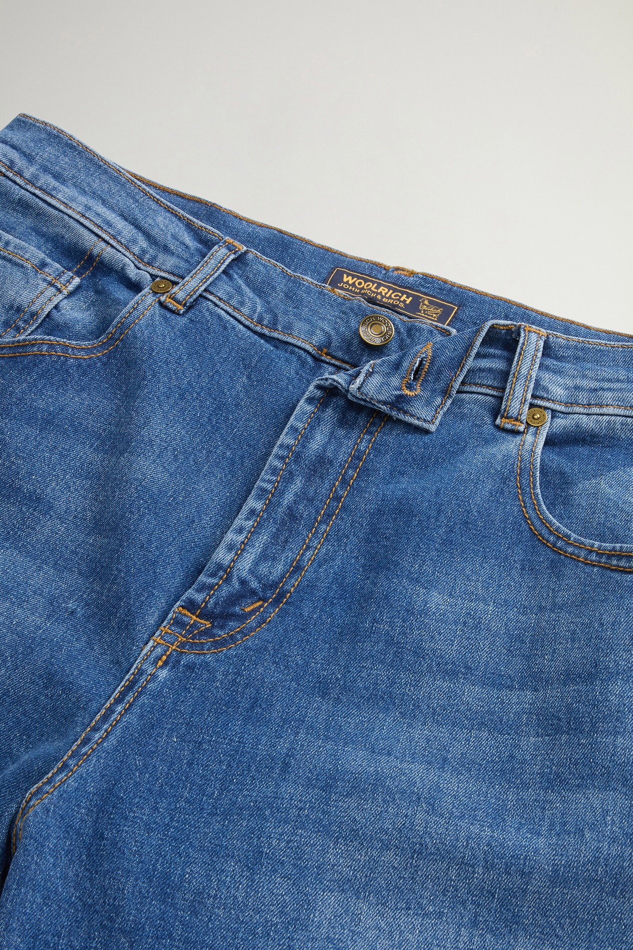 Five-Pocket-Hose Contemporary aus Denim aus Baumwollstretch Blau photo 2 | Woolrich