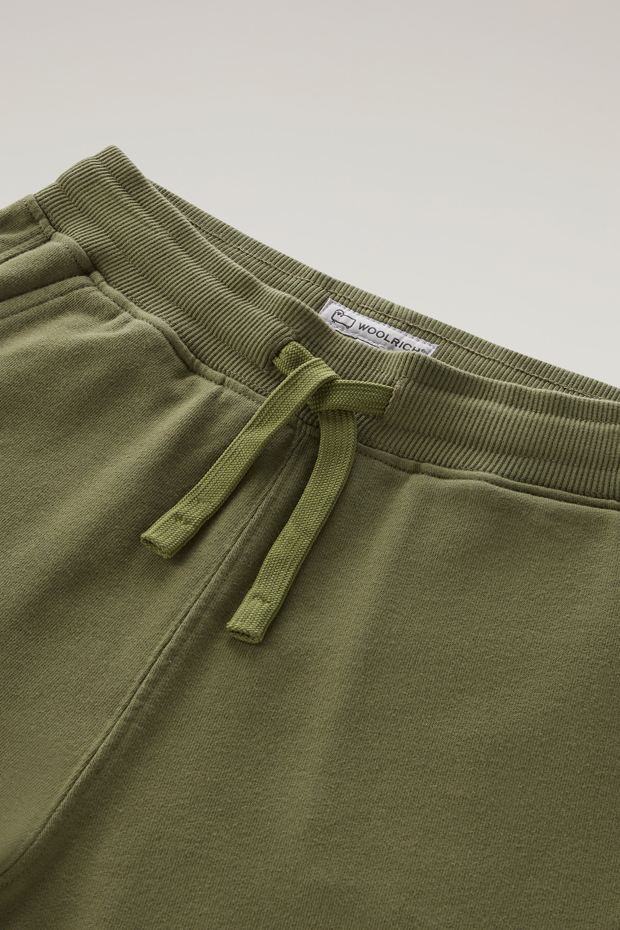 FLEECE SHORT Green photo 3 | Woolrich