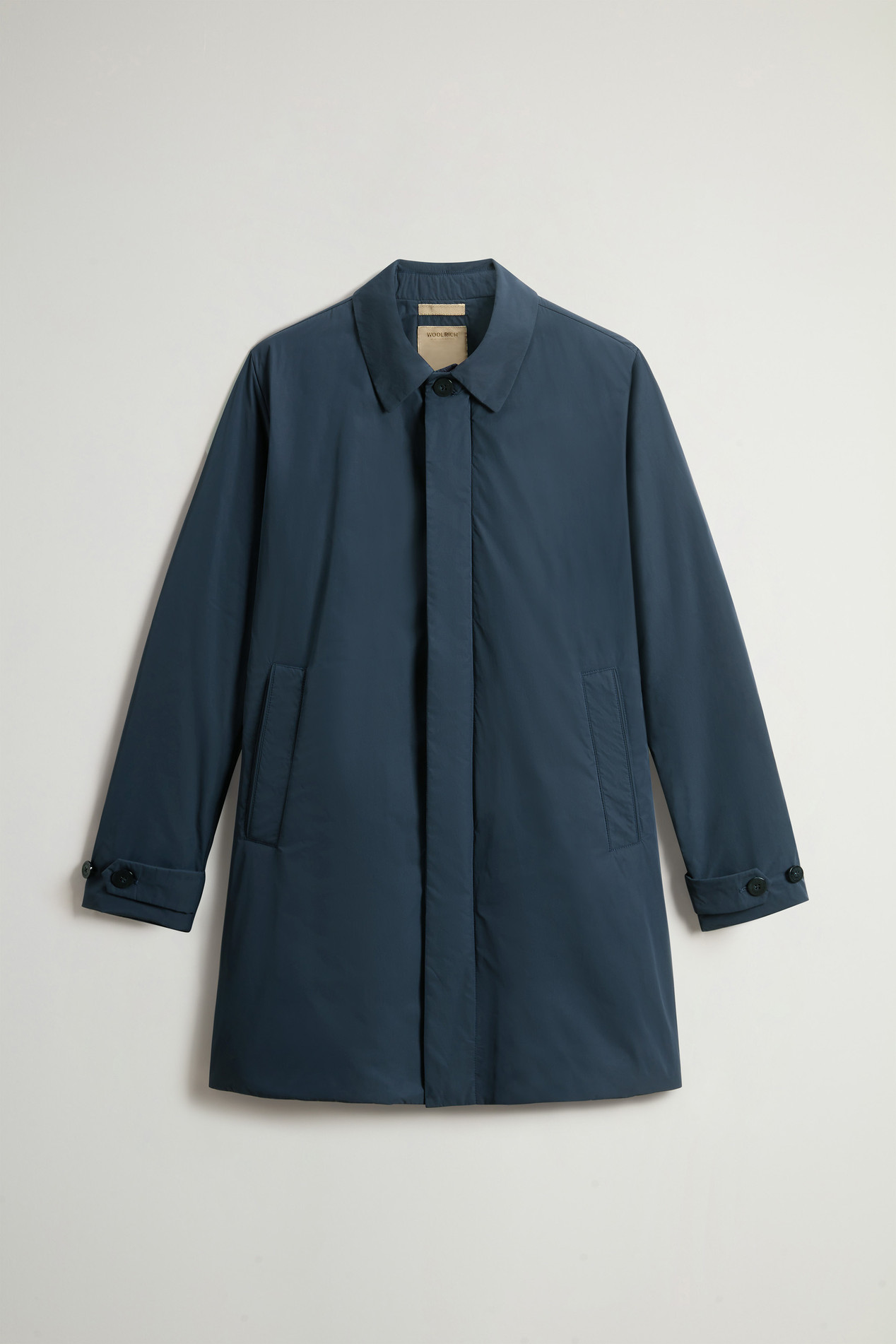 Garment-Dyed Coat in Peached Urban Touch Blue photo 5 | Woolrich