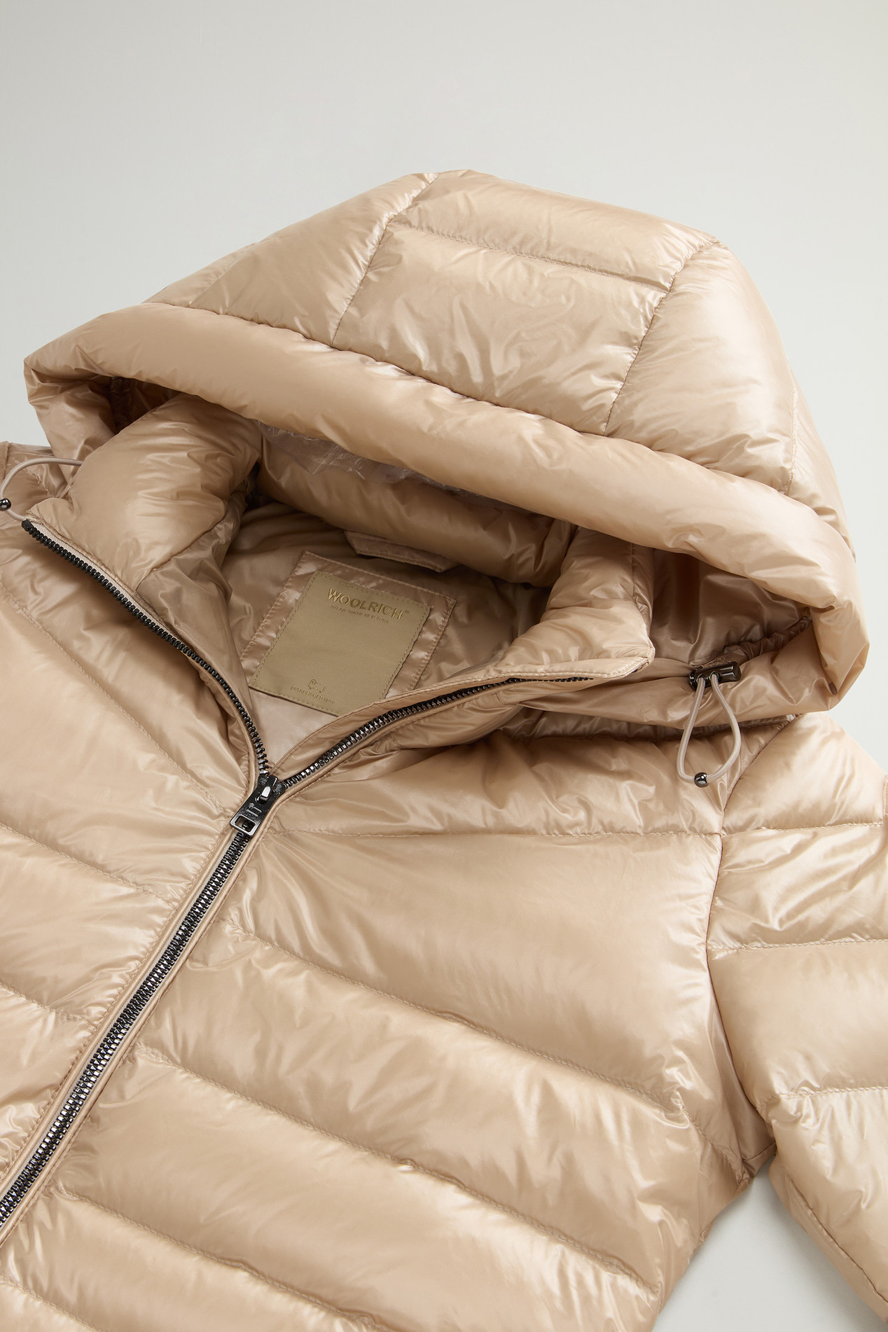 Aliquippa Lightweight Down Jacket Beige photo 2 | Woolrich