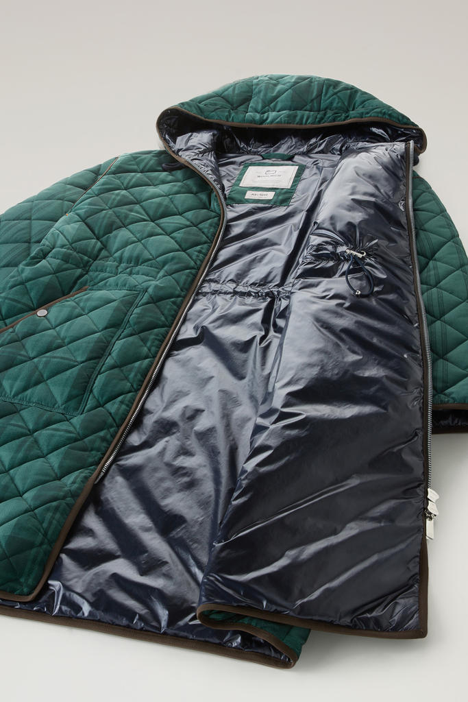 Quilted Patchwork Parka with Satin Nylon Lining Green photo 5 | Woolrich