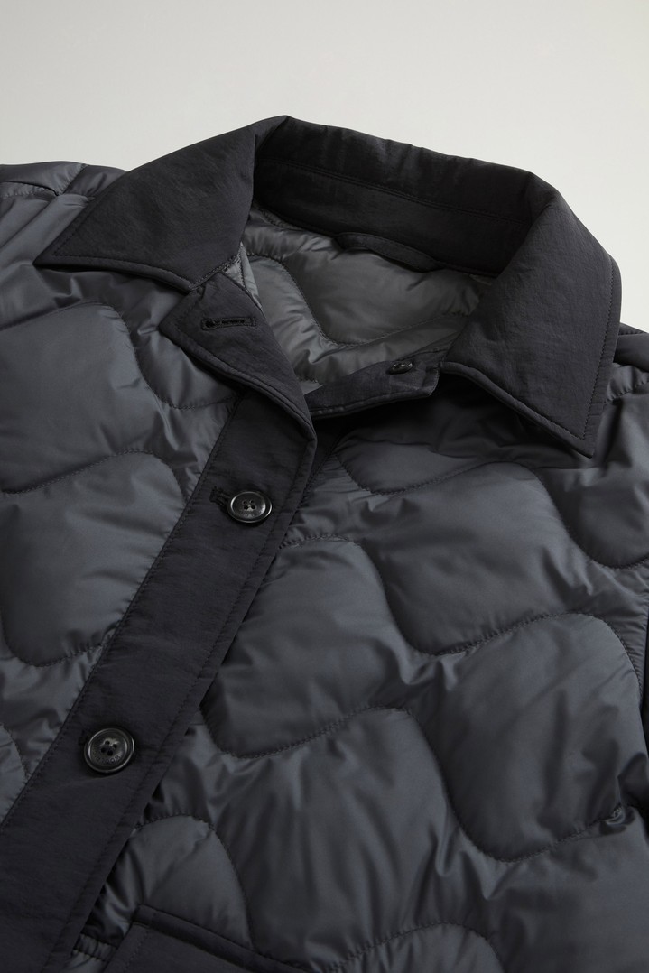 Heritage Steppjacke aus Mikrofaser Grau photo 6 | Woolrich