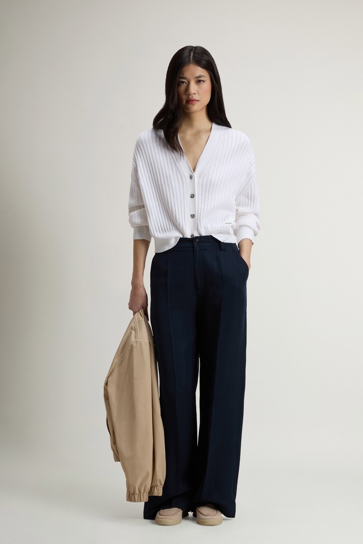 SOFT COTTON SWEATER White photo 2 | Woolrich