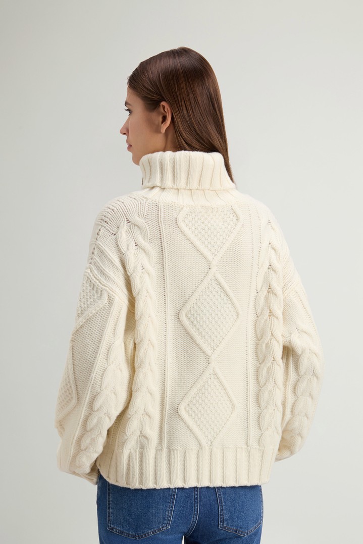 3GG ARAN TURTLENECK White photo 3 | Woolrich