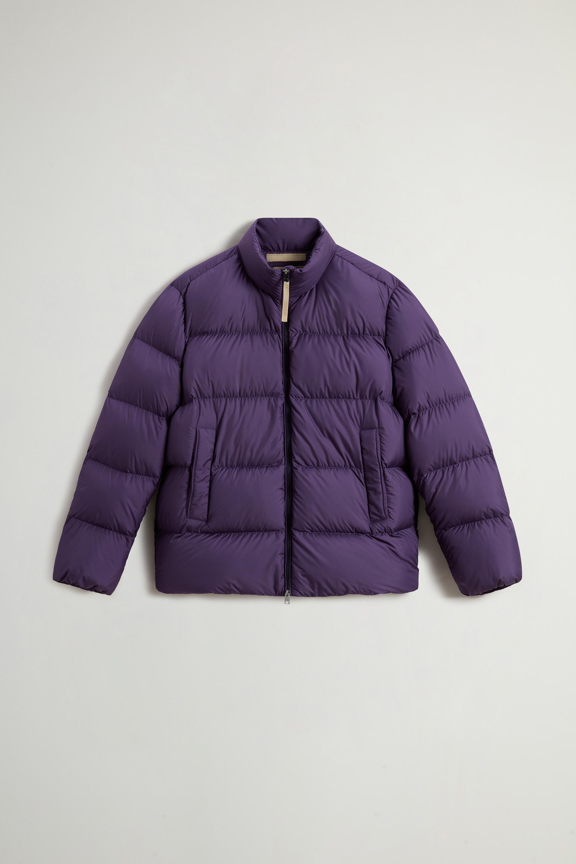 Cloud Down Jacket in Microfiber Purple photo 5 | Woolrich