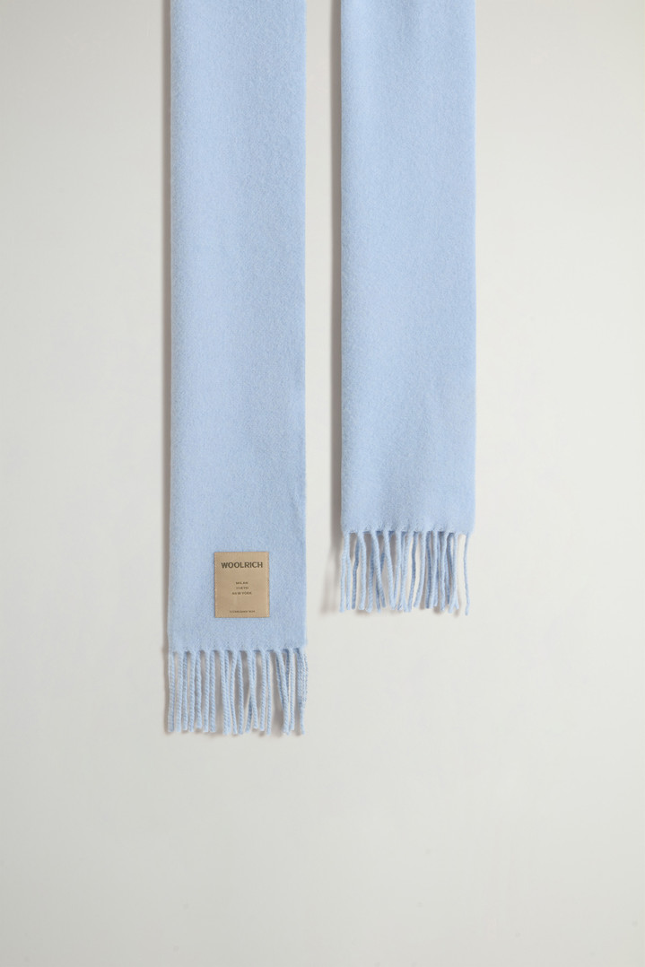Pure Wool Scarf Blue photo 2 | Woolrich