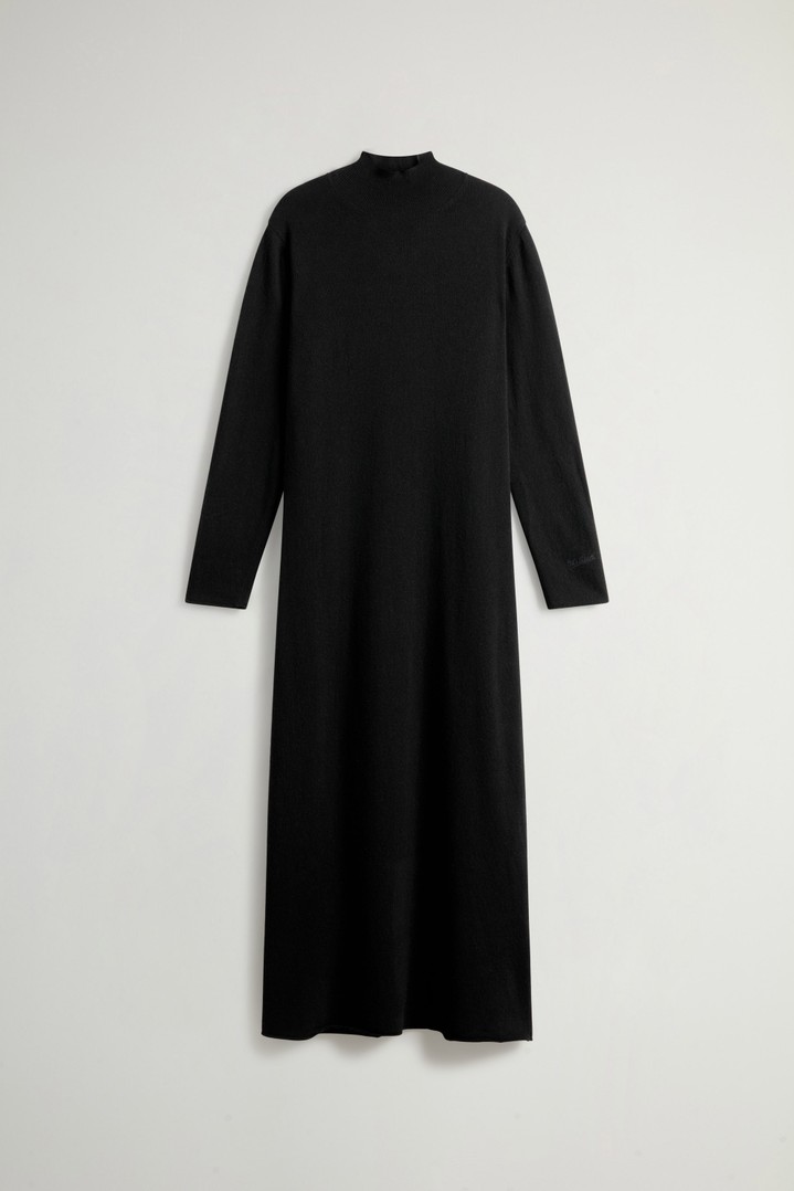 Dress in Virgin Wool and Cashmere Blend Black photo 5 | Woolrich
