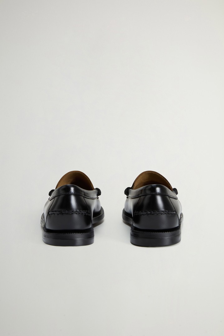 Sebago x Woolrich Classic Dan Loafers in Smooth Leather Black photo 3 | Woolrich