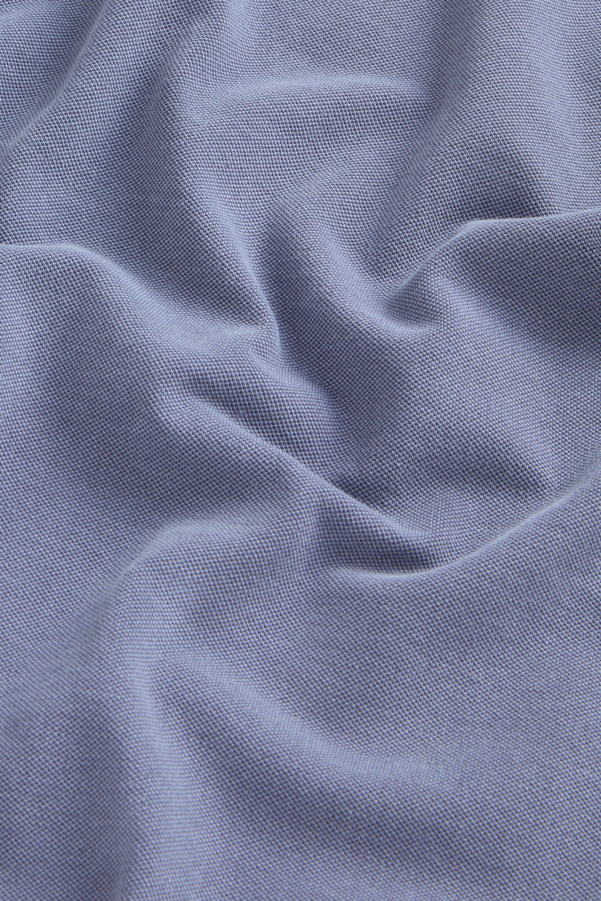 Mackinack Polo teint en pièce en sergé de coton stretch Bleu photo 7 | Woolrich