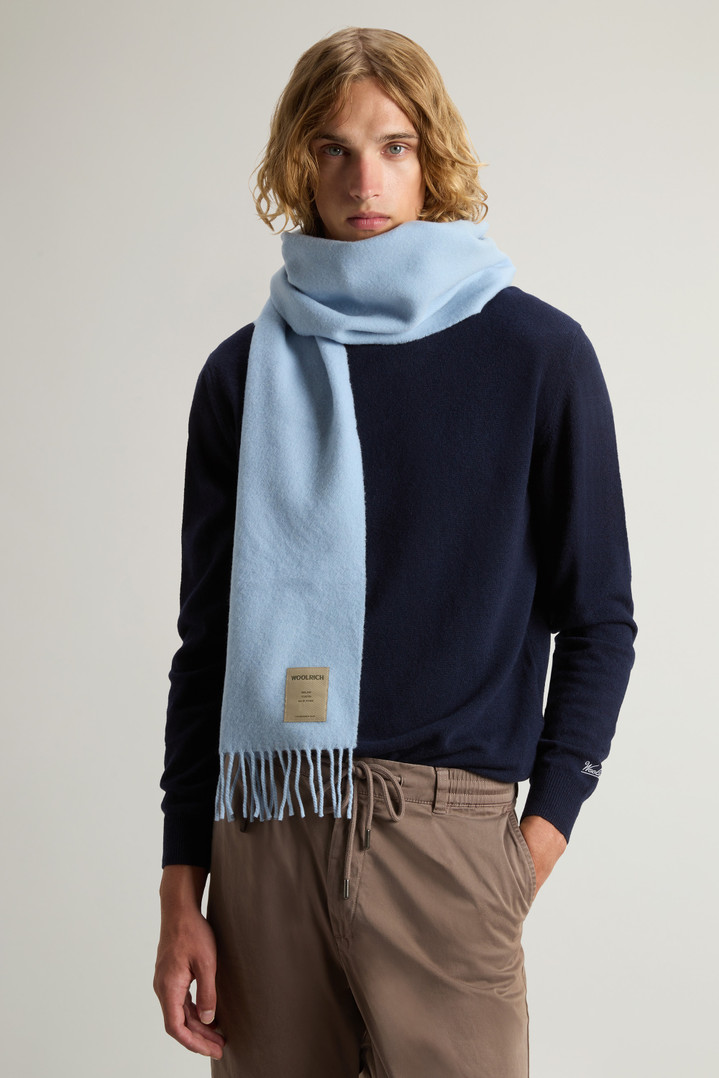 Pure Wool Scarf Blue photo 4 | Woolrich