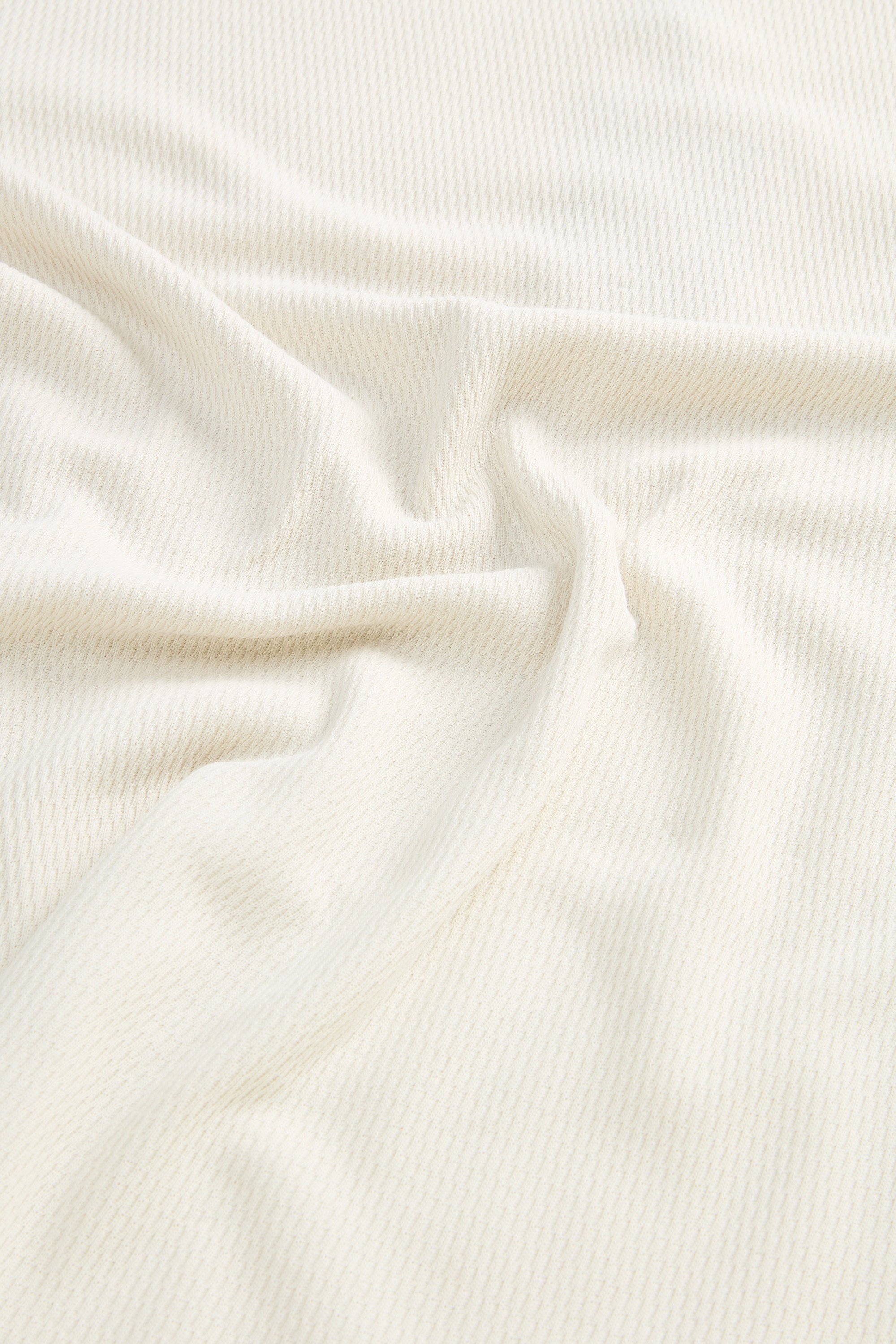 Long-Sleeved Pure Cotton Jacquard Sweater White photo 2 | Woolrich