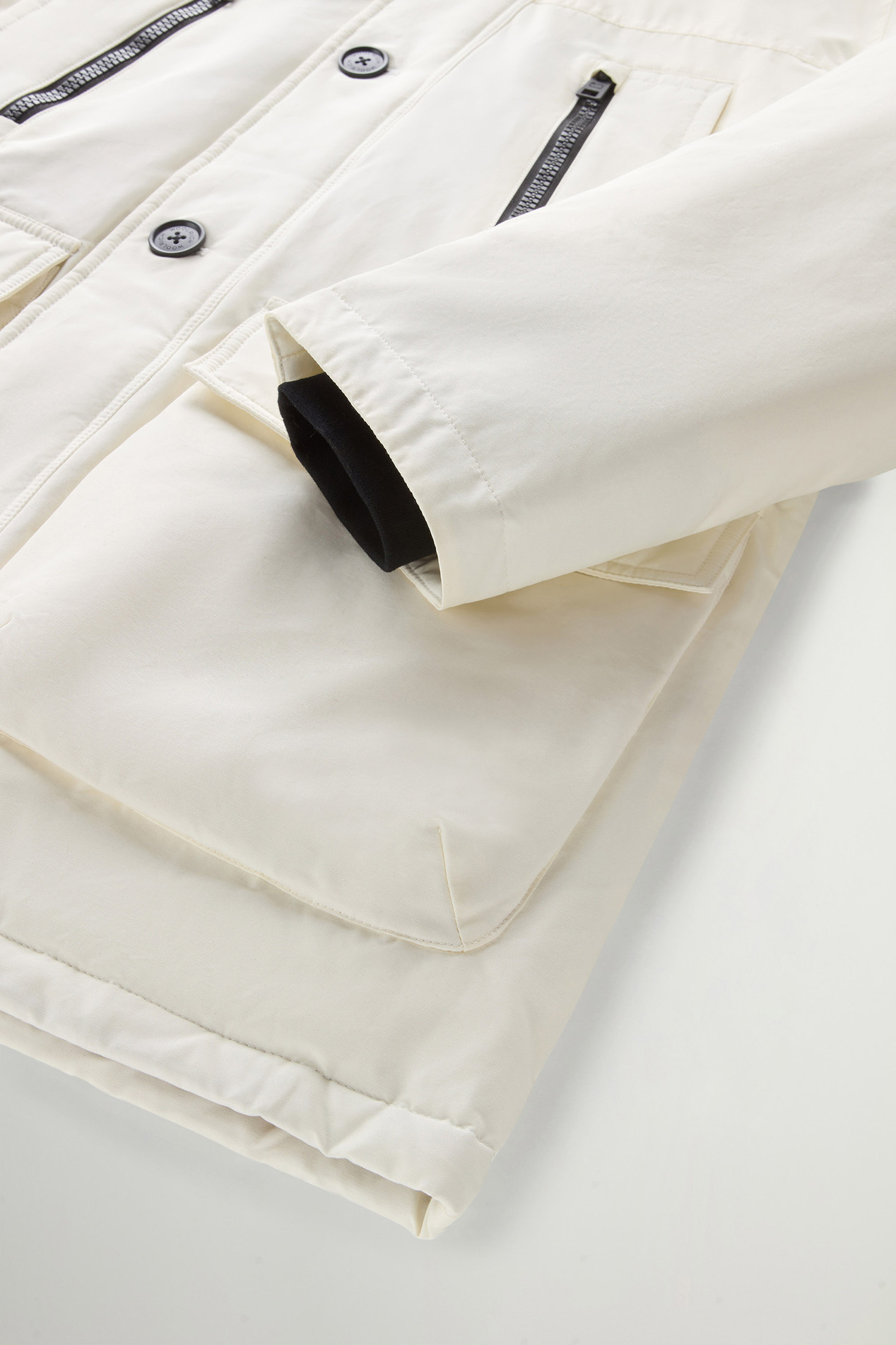 Arctic Parka Evolution in Ramar Cloth White photo 6 | Woolrich