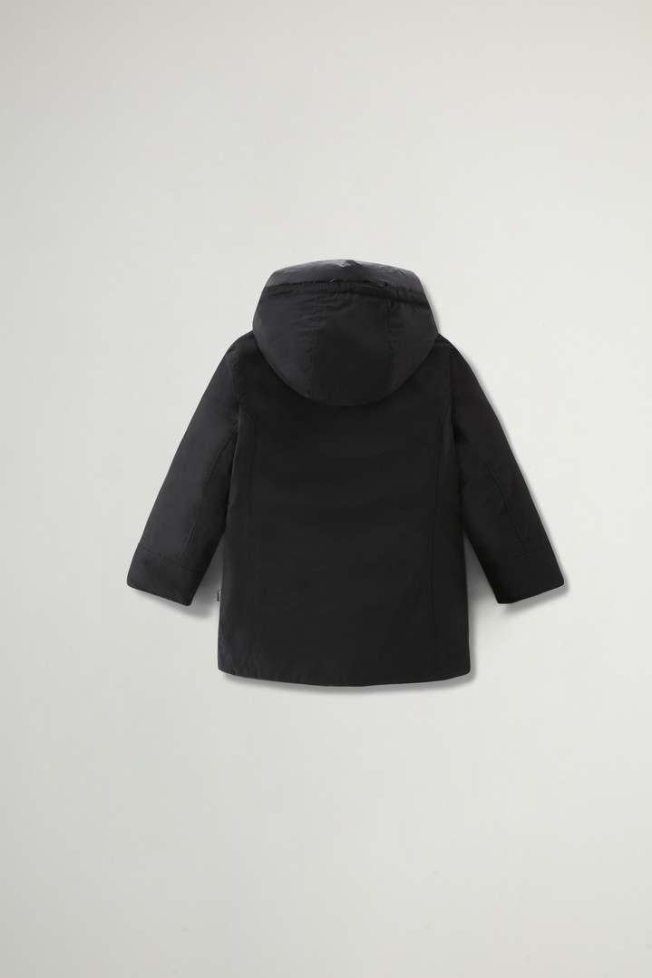Girls' Arctic Parka Cloth in Ramar Black photo 2 | Woolrich