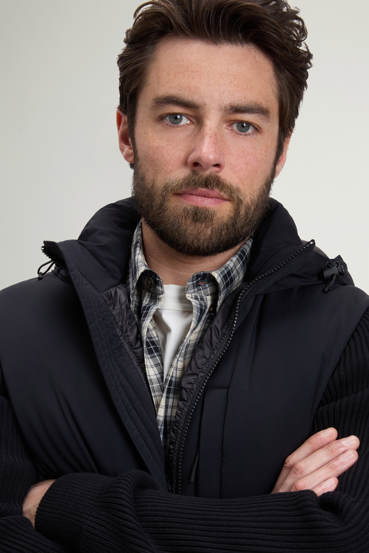 MATT STRETCH HYBRID Black photo 4 | Woolrich