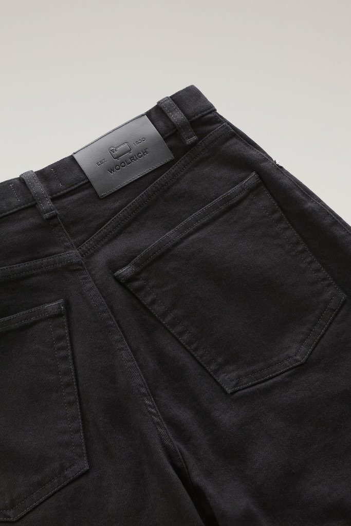 Denim Pants in Cotton Black photo 4 | Woolrich