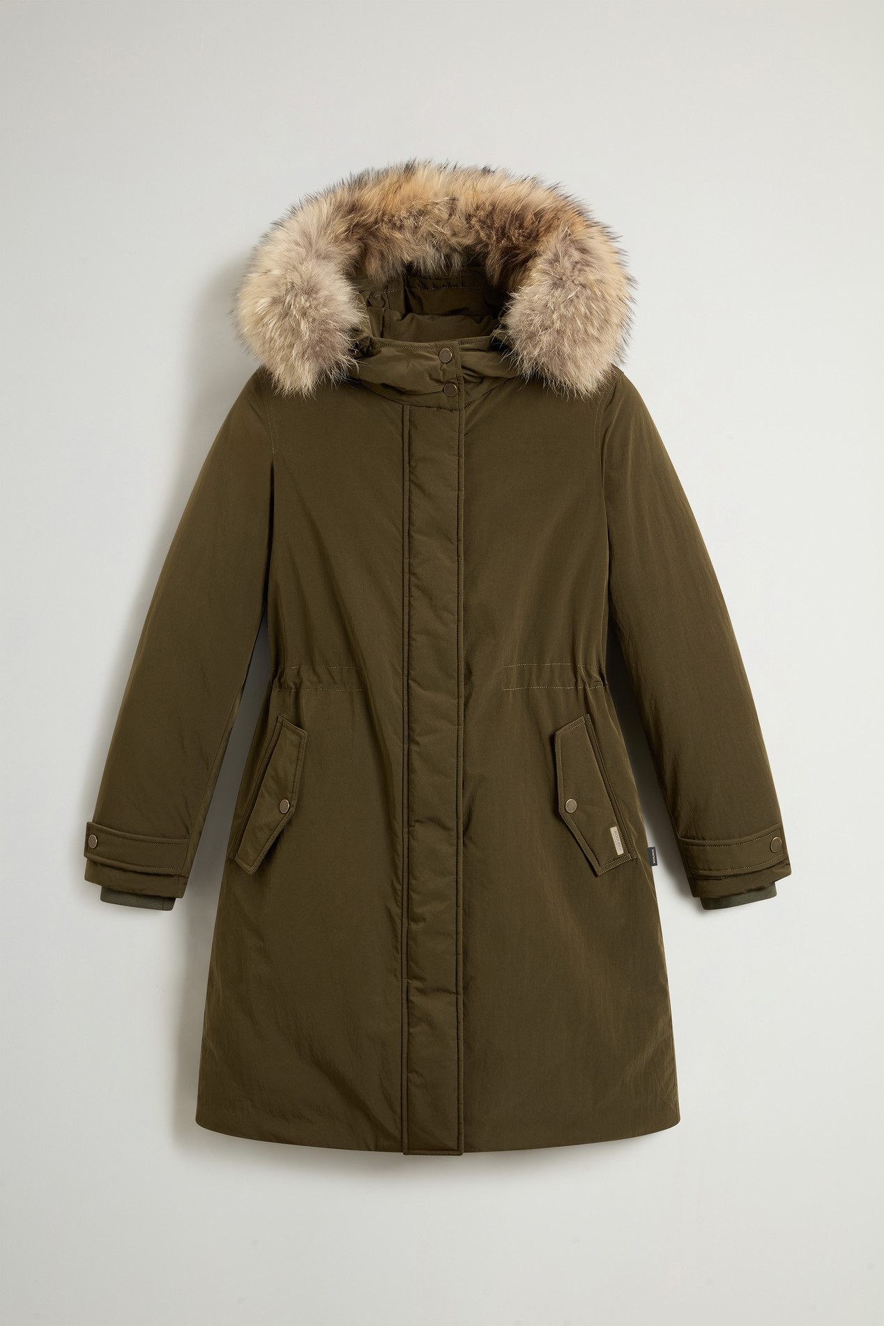 GRACE FUR PARKA Green photo 5 | Woolrich