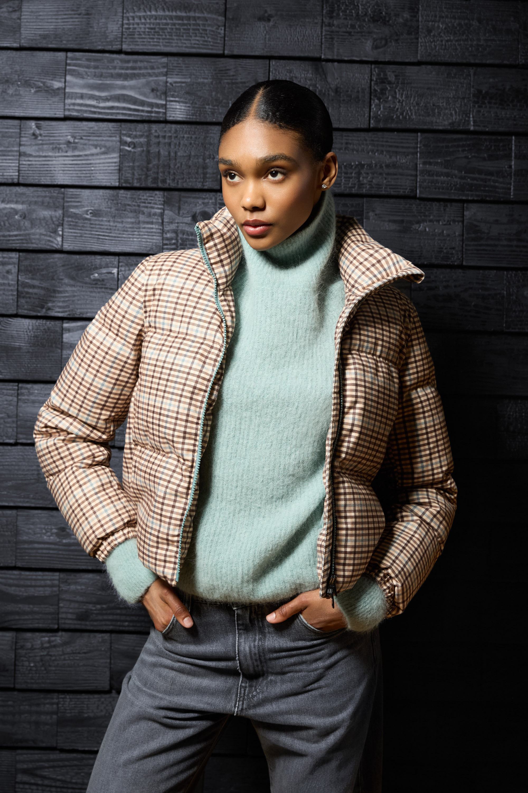 Down Jacket in Two-Layered Fabric Multicolor photo 1 | Woolrich