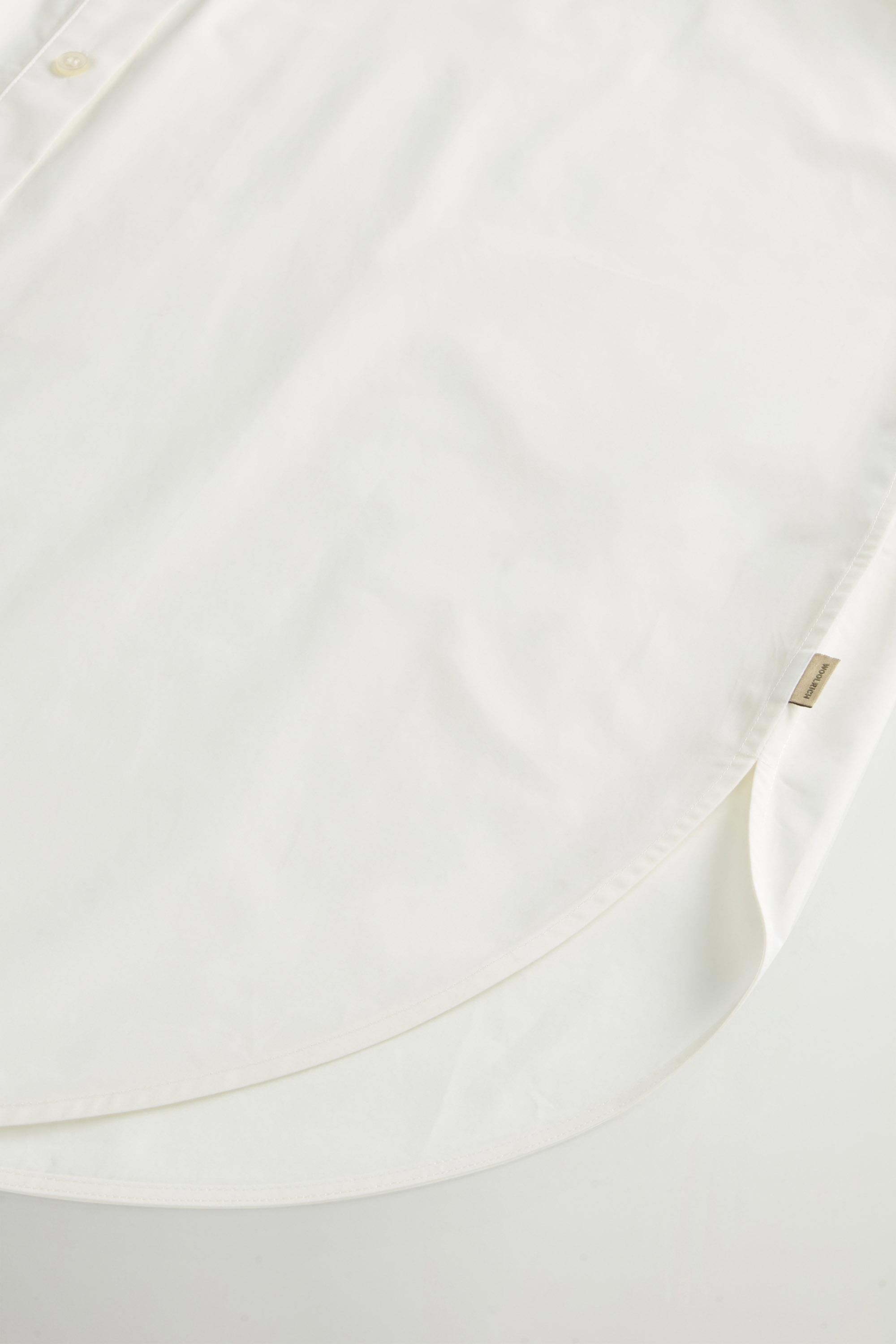 COTTON POPLIN BLOUSE White photo 7 | Woolrich