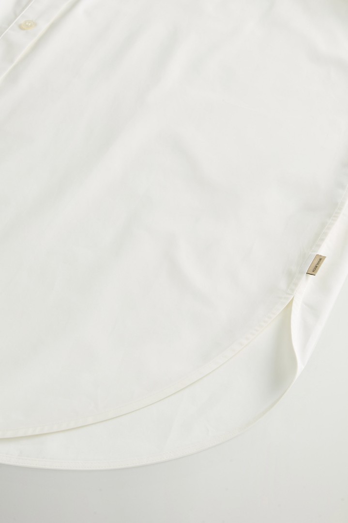 COTTON POPLIN BLOUSE White photo 7 | Woolrich