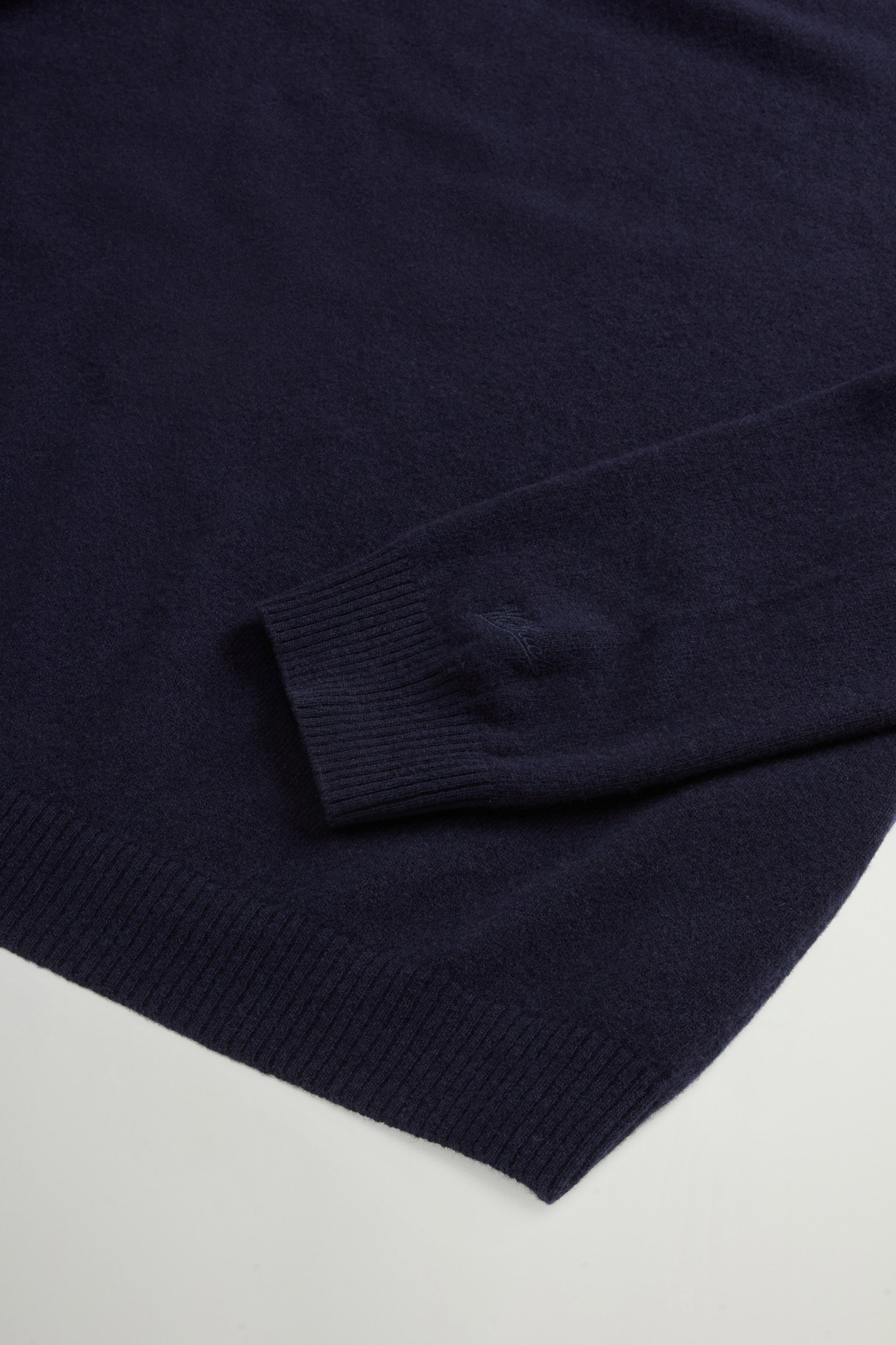 WOOL CASHMERE CREWNECK GG13 Blue photo 6 | Woolrich
