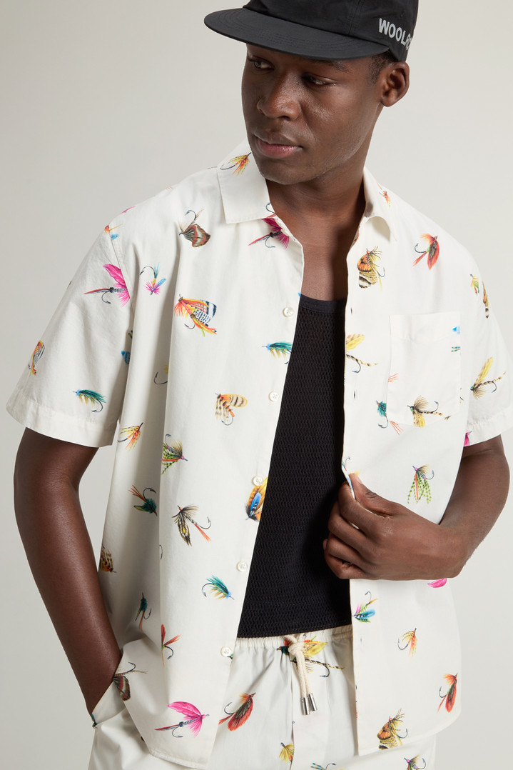 Shirt in Pure Cotton Poplin White photo 4 | Woolrich