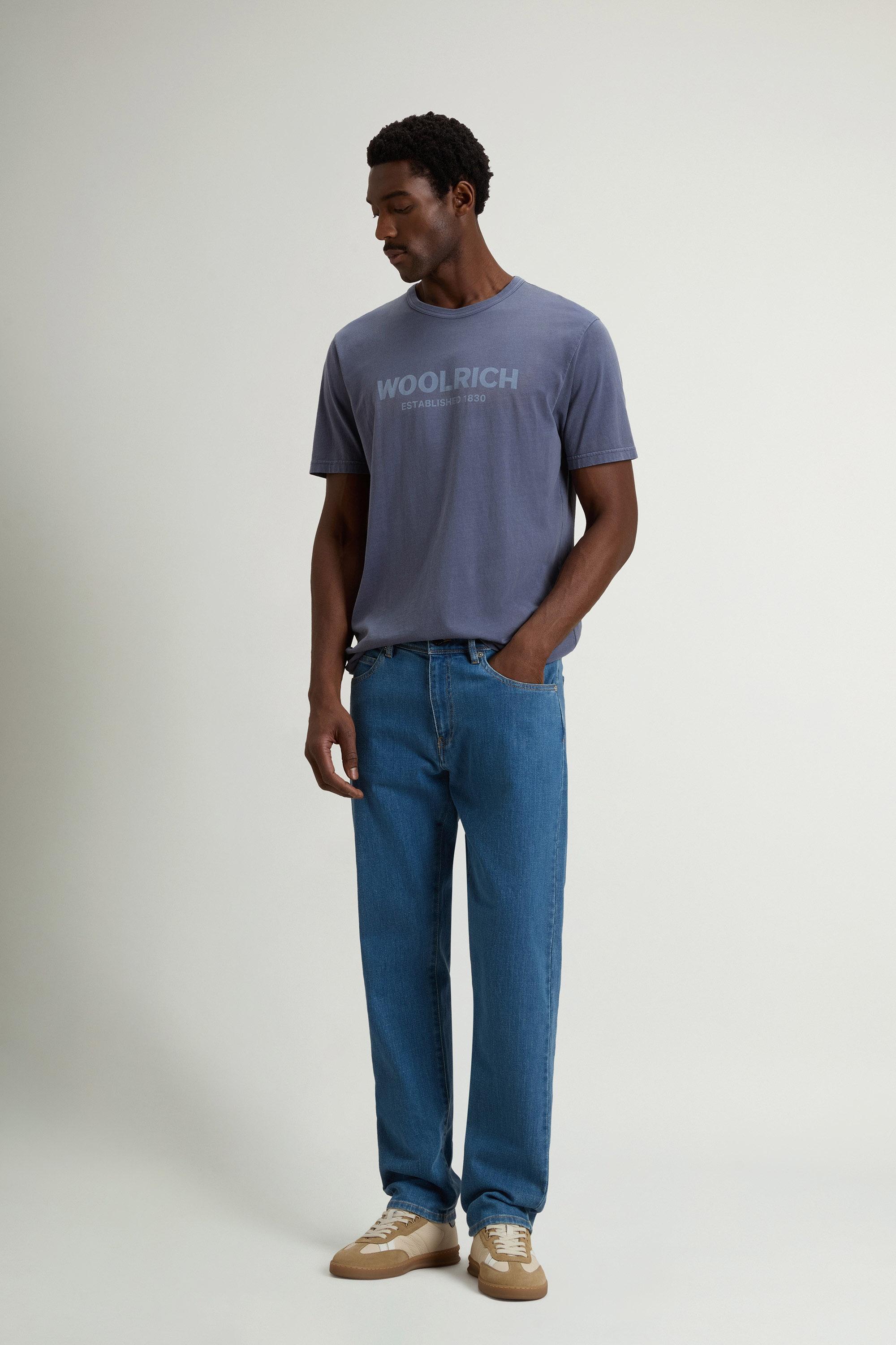 Pantalon en denim stretch Bleu photo 1 | Woolrich