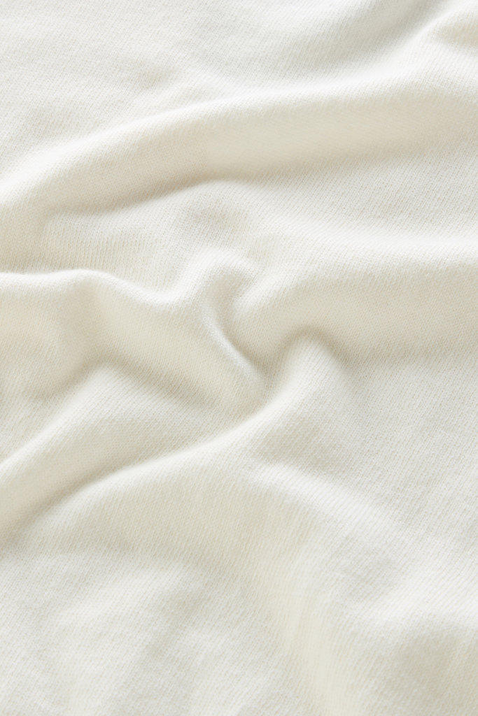 V-Neck Sweater in Cotton and Cashmere White photo 4 | Woolrich