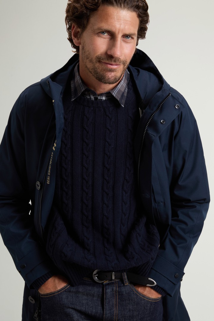 3-in-1 Weaver Coat with Reversible Inner Jacket Blue photo 4 | Woolrich
