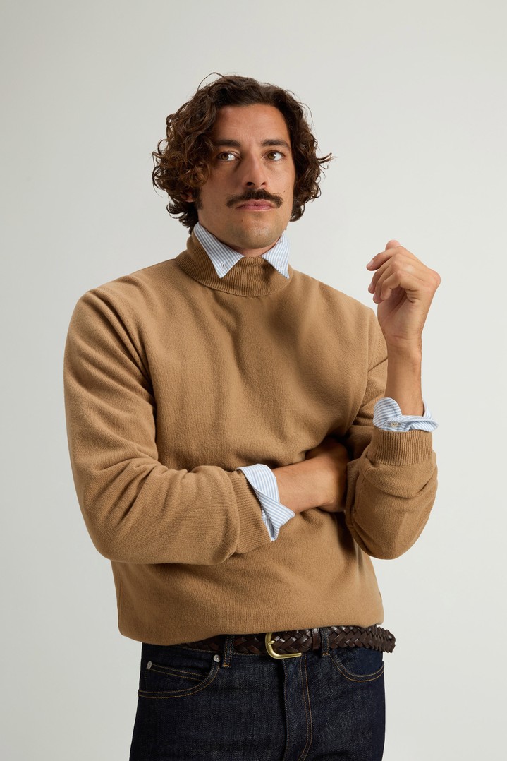 Coltrui van zuivere scheerwol Bruin photo 3 | Woolrich