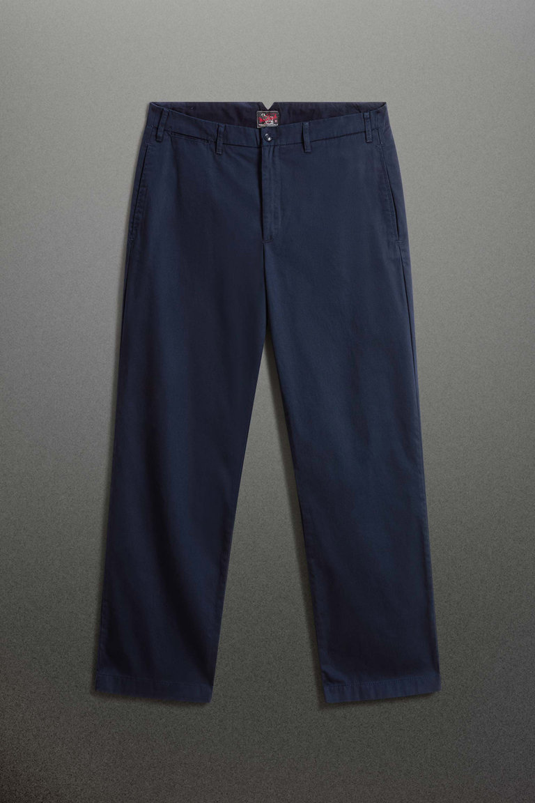 Ranger-chinobroek van keperstof van zuiver katoen Blauw photo 1 | Woolrich