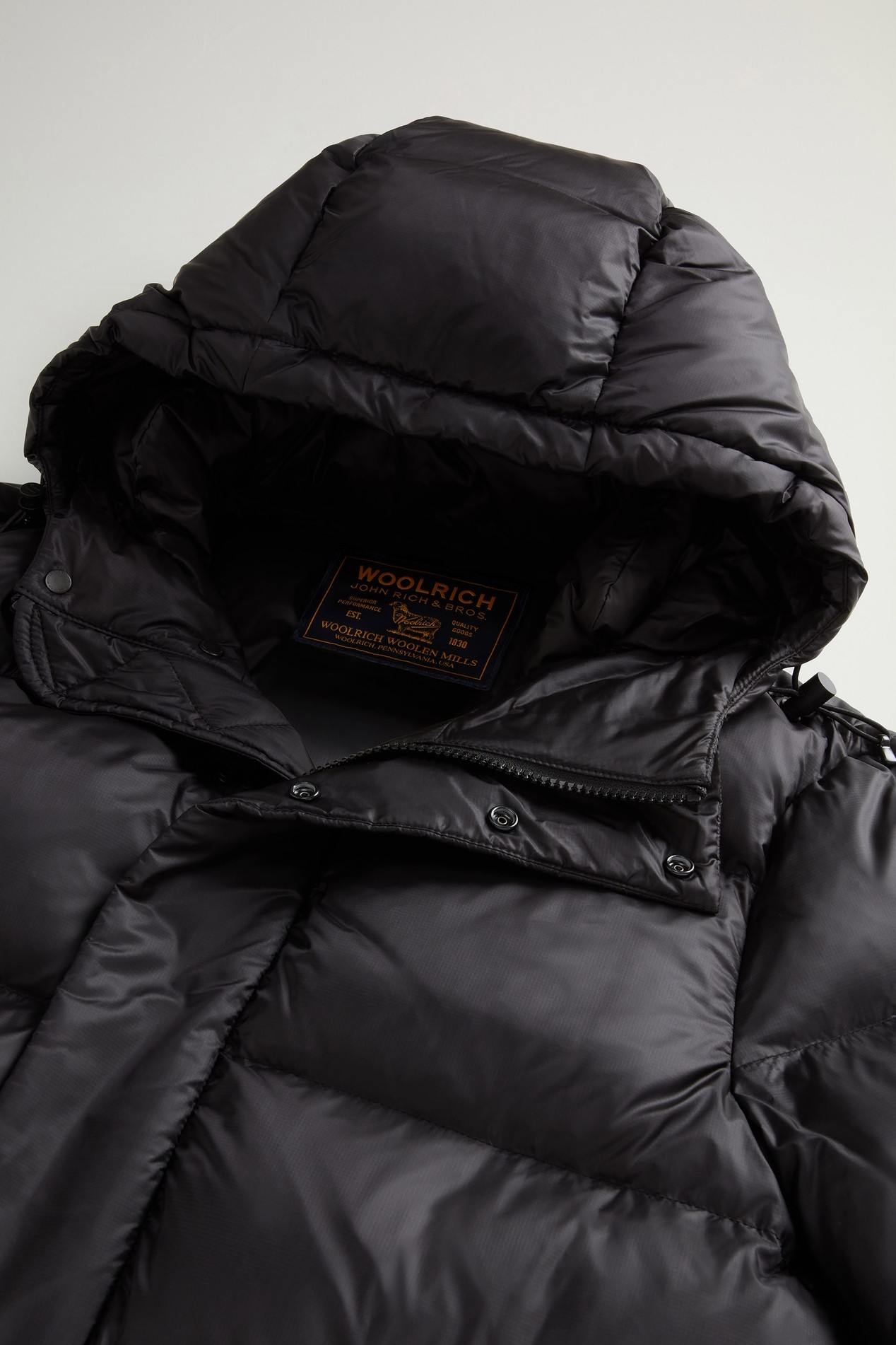PERTEX LONG PUFFER Black photo 6 | Woolrich