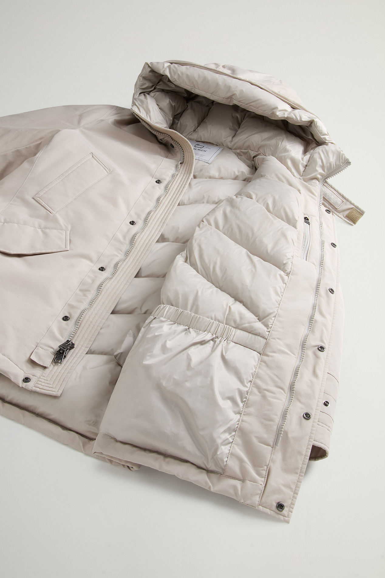 Polar Parka in Ramar Cloth with High Collar Beige photo 8 | Woolrich
