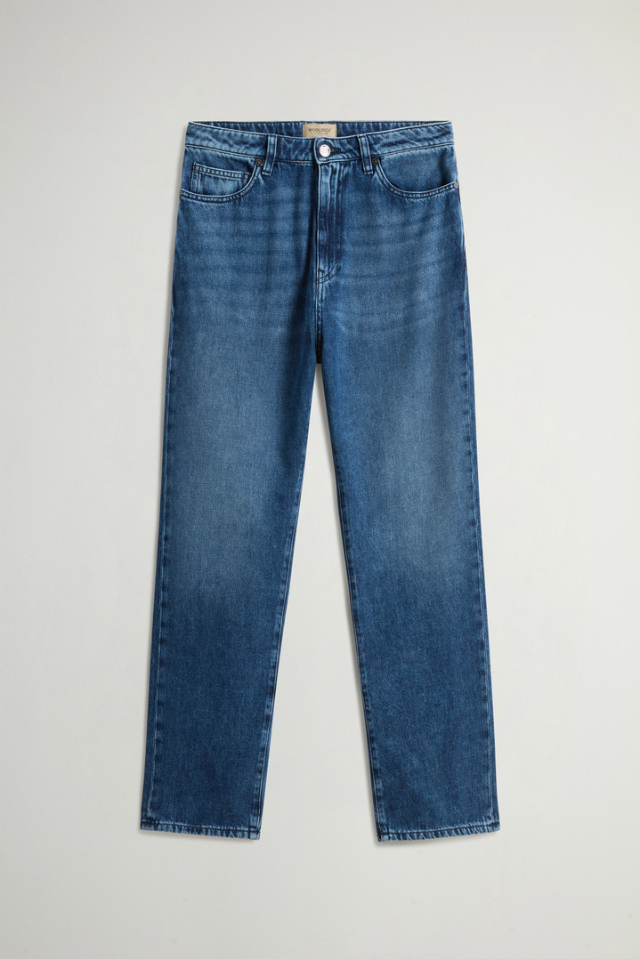 Pants in Pure Cotton Denim Blue photo 3 | Woolrich