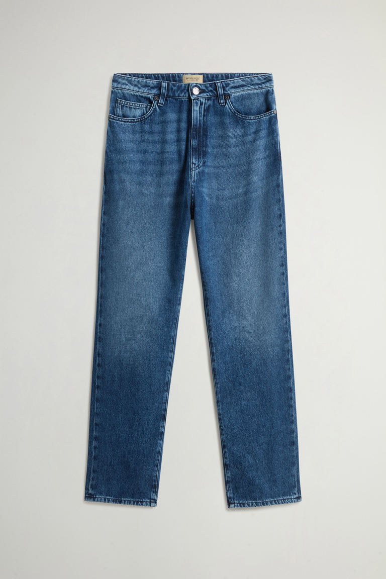 Pants in Pure Cotton Denim Blue photo 1 | Woolrich
