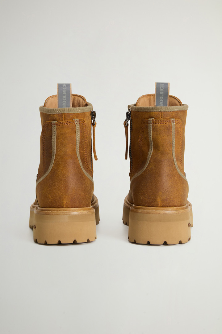 Main Combat Boots in Brushed Suede Brown photo 3 | Woolrich