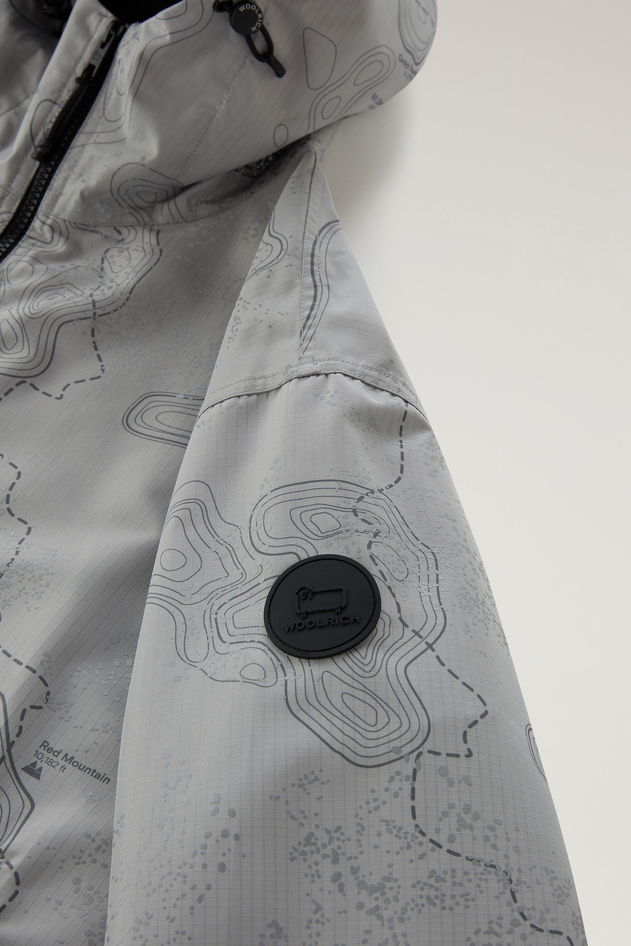 Reflective Jacket in Ripstop Fabric Gray photo 3 | Woolrich
