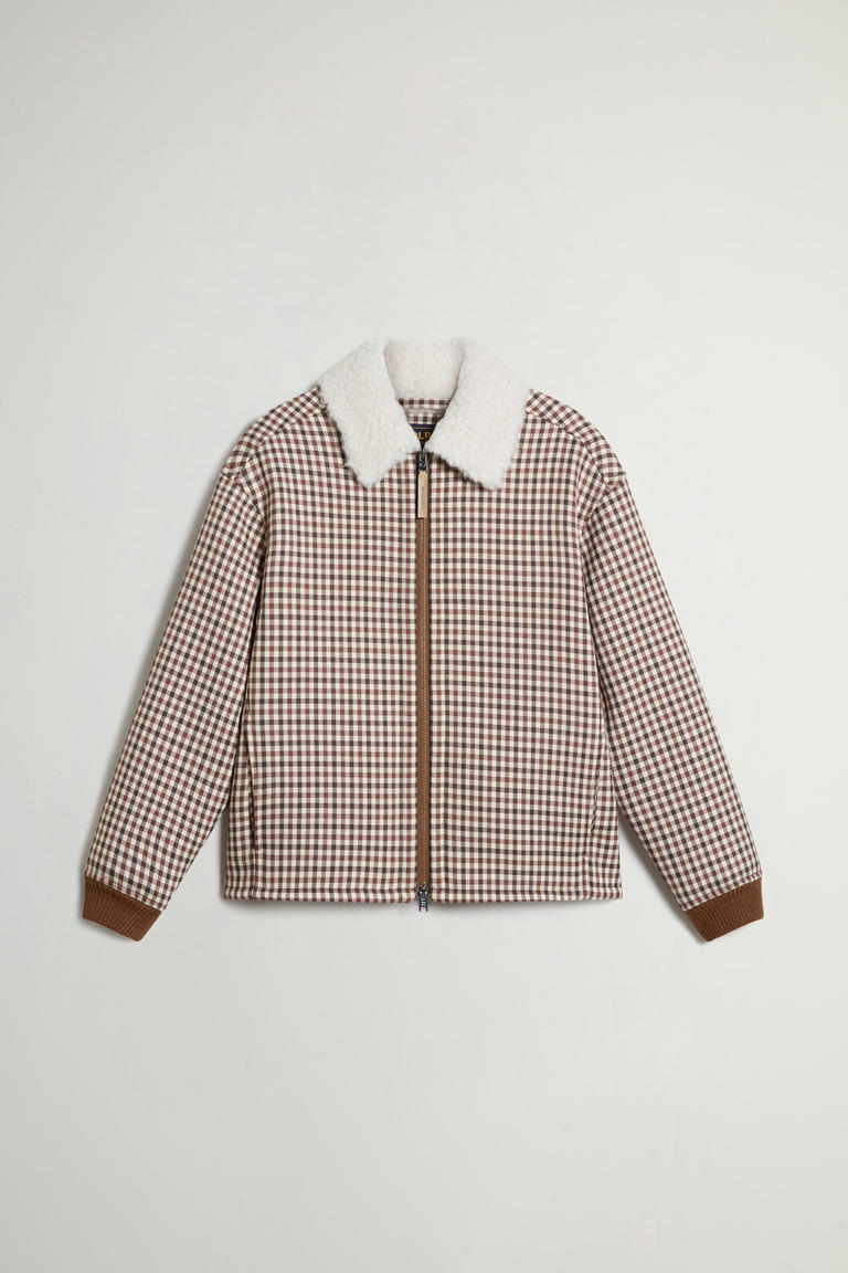 Geruit overhemdjack van sherpa Wit photo 1 | Woolrich
