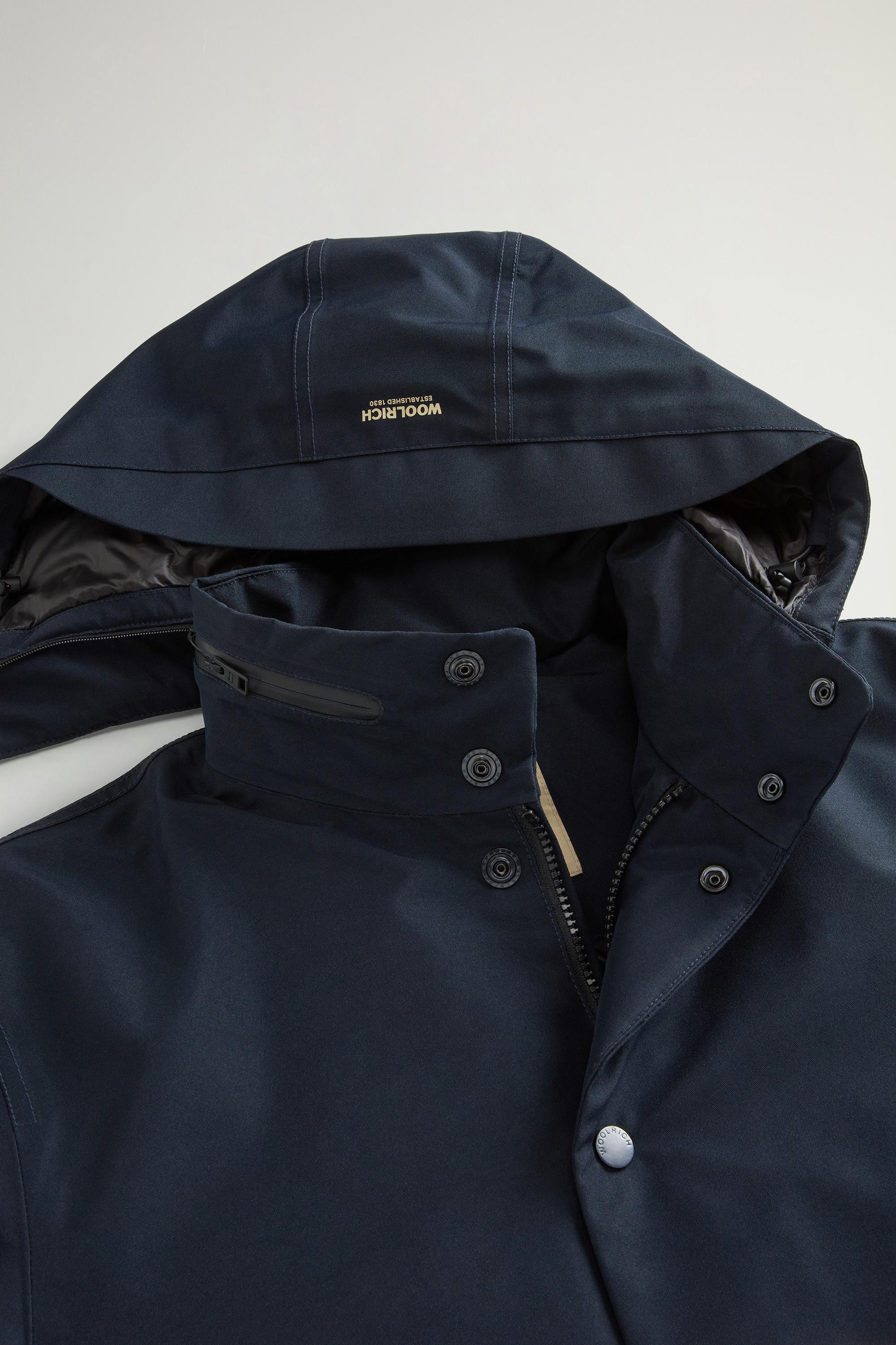 Waterproof Jacket in Recycled Two-Layered GORE-TEX Fabric Blue photo 6 | Woolrich
