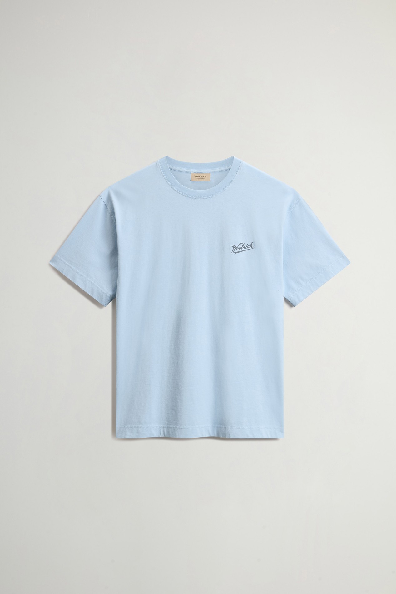 COTTON GRAPHIC T-SHIRT Blue photo 5 | Woolrich