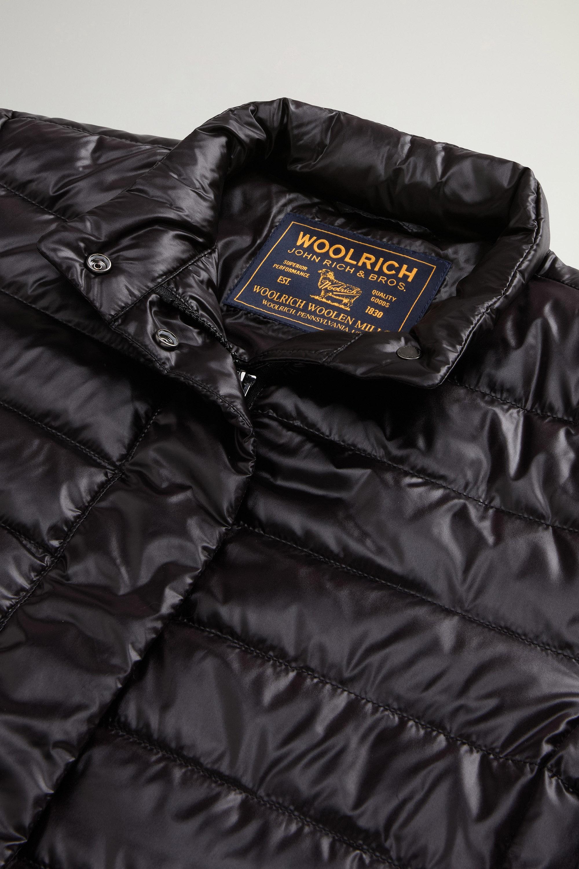 Lightweight Down Jacket in Liquid Nylon Black photo 6 | Woolrich