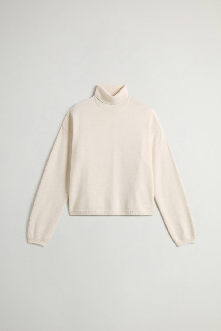 Sweater in Wool and Cashmere Blend White photo 5 | Woolrich