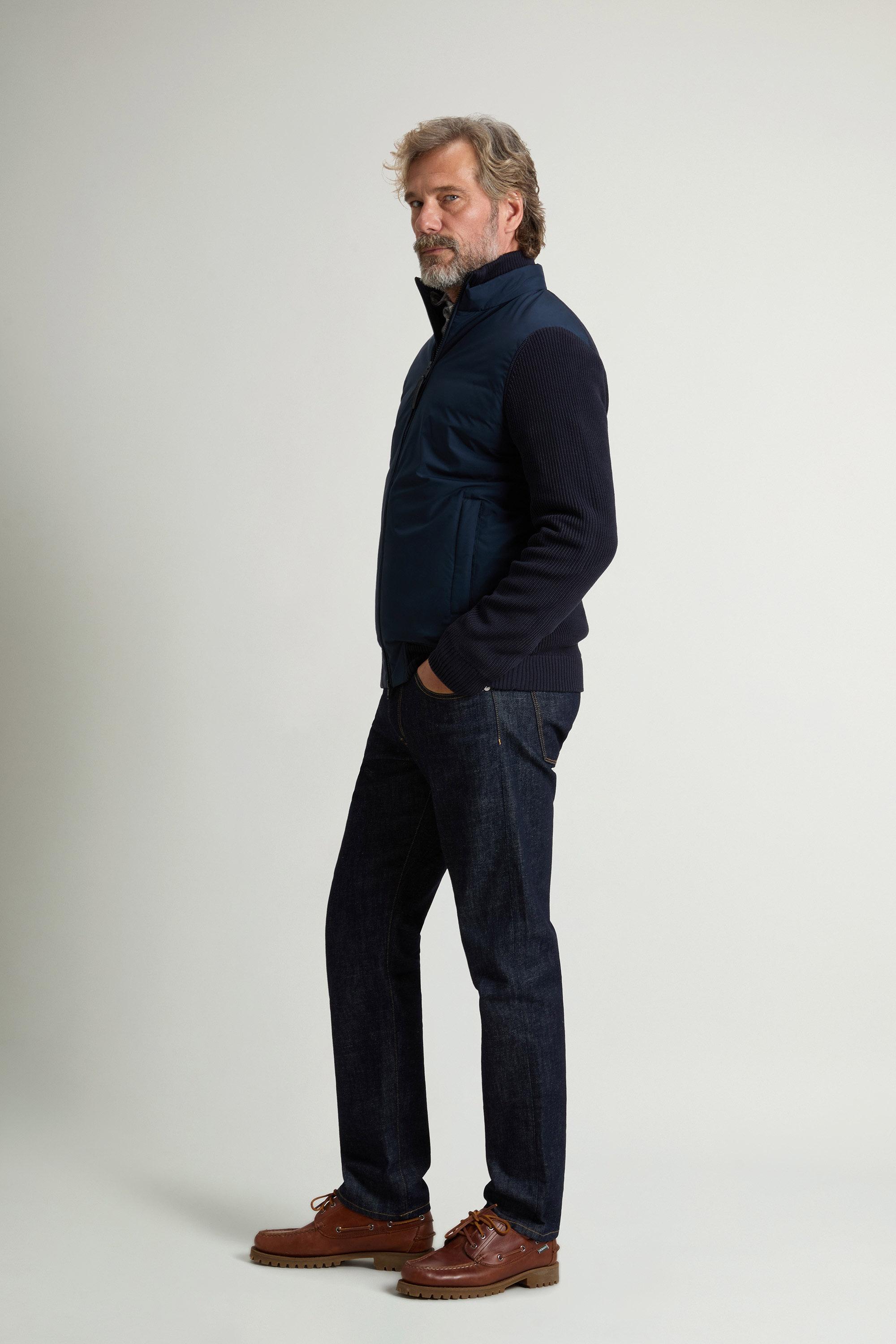 Hybrid Jacket in Cloud Poly Blue photo 1 | Woolrich