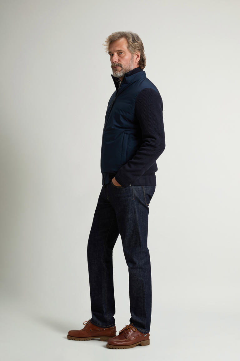 Hybrid Jacket in Cloud Poly Blue photo 1 | Woolrich